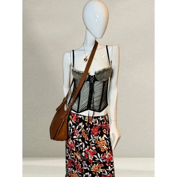 Coach Faiths Legacy Saddle Bag 9949 Brown Leather Made USA Vintage Cross Body - Picture 10 of 11